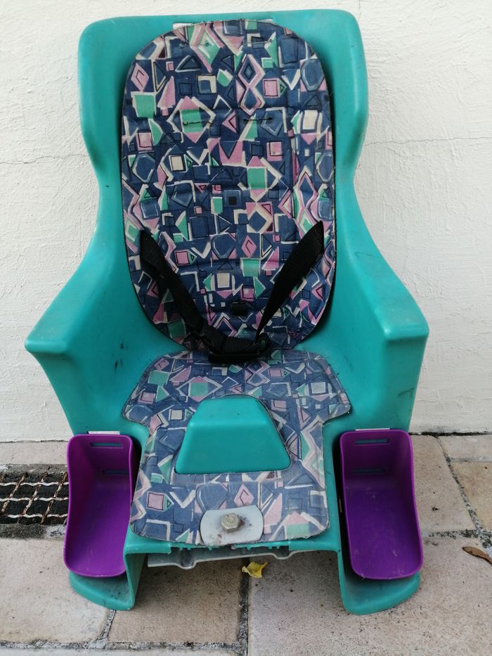 siege vélo multicolore pour enfant