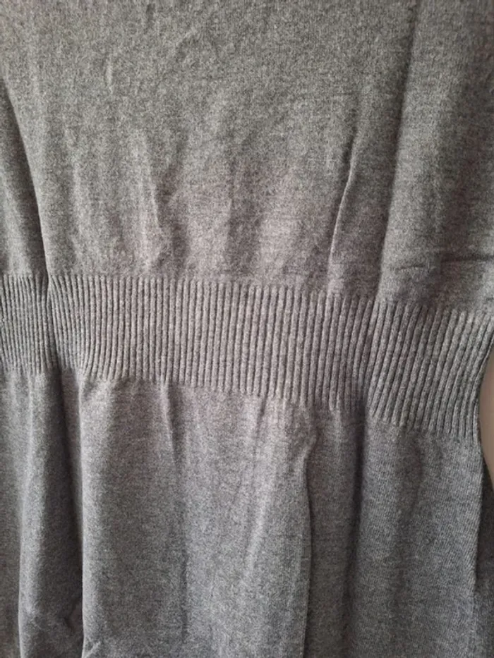 Pull blouse grossesse gris La halle S - photo numéro 4