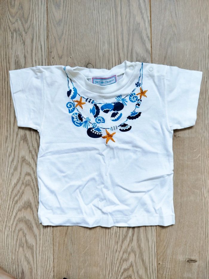 Tee-shirt vintage Yves Saint Laurent 6 mois