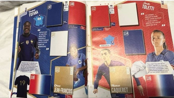 Kit Panini stickers Foot FFF Fiers D’être Bleus neuf scellé - photo numéro 9