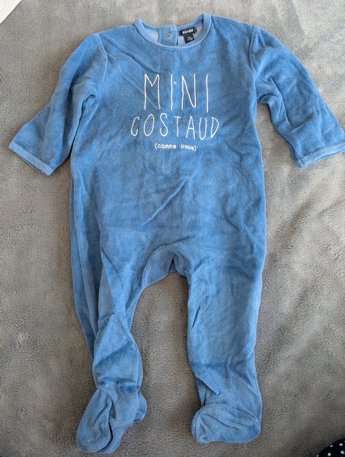 Lot de 2 pyjamas en velours - 12 mois - Kiabi - photo numéro 4
