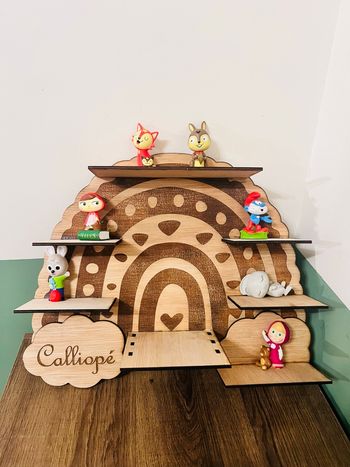 Étagère arc en ciel