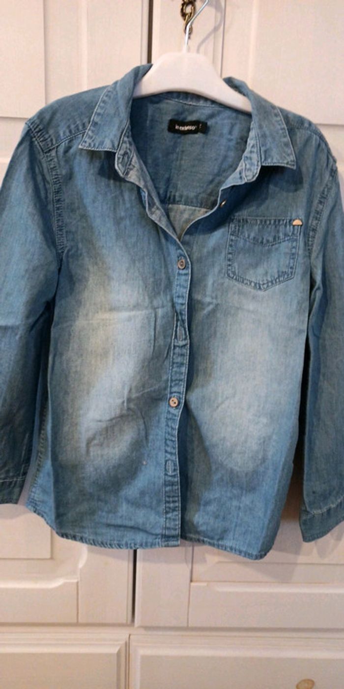 Chemise en jeans fille