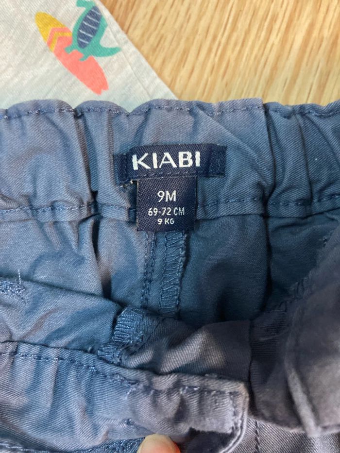 Tenue pantalon et t-shirt manche courte 9 mois - photo numéro 3