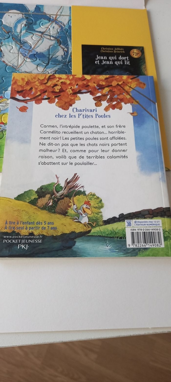 Lot 2 livres +puzzle - photo numéro 5