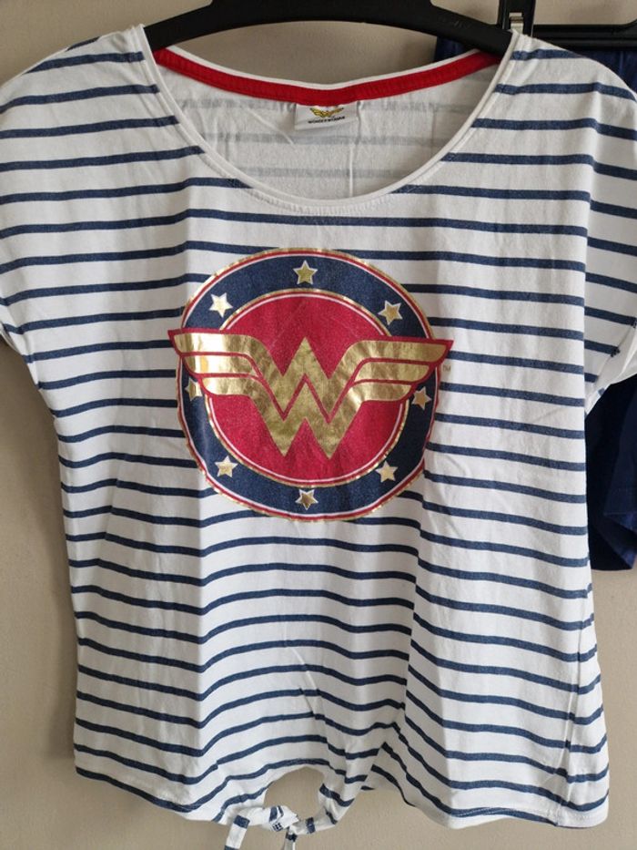 Pyjama été fille "Wonder woman" - photo numéro 3