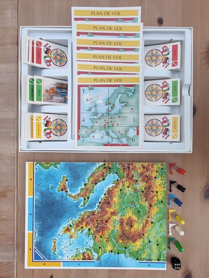 Voyage en Europe - Jeu vintage - photo numéro 2