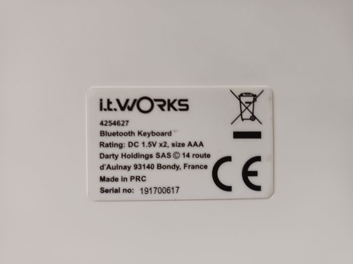 Clavier ItWorks 4254627 Bluetooth Couleur Alu pour tablette, smartphone et PC - photo numéro 3