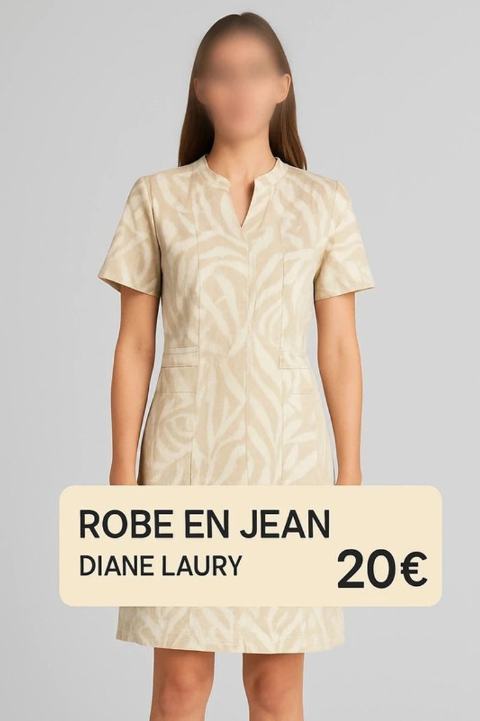 Jolie robe en jean avec poches taille 38 Diane laury - photo numéro 11