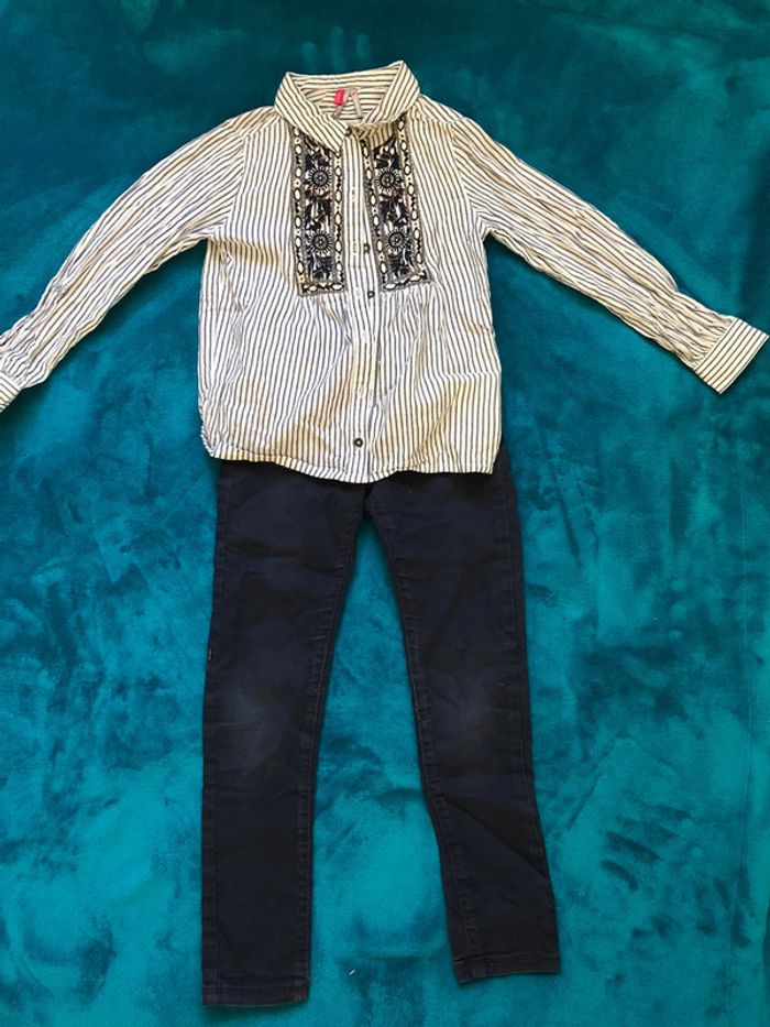 Ensemble jeans et tunique 6 ans
