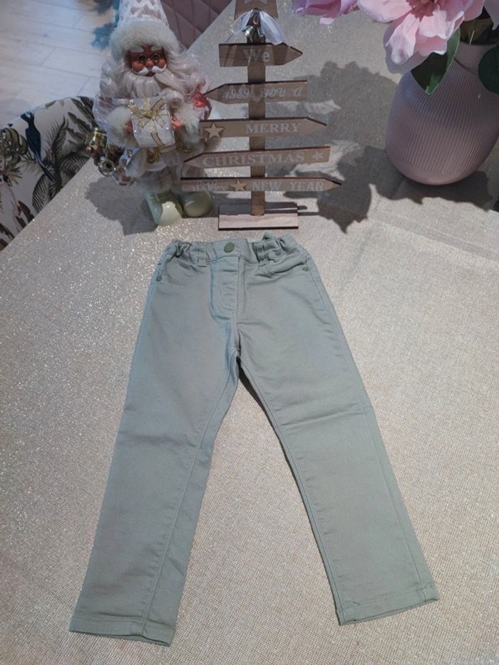 Pantalon fille vert kaki creeks 24 mois