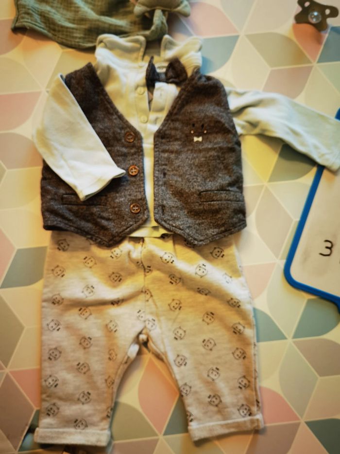 D1307 - ensemble garçon 3 mois - photo numéro 2