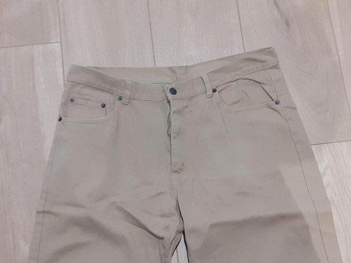 Jeans pour homme beige foncé kiabi taille 46 - photo numéro 8