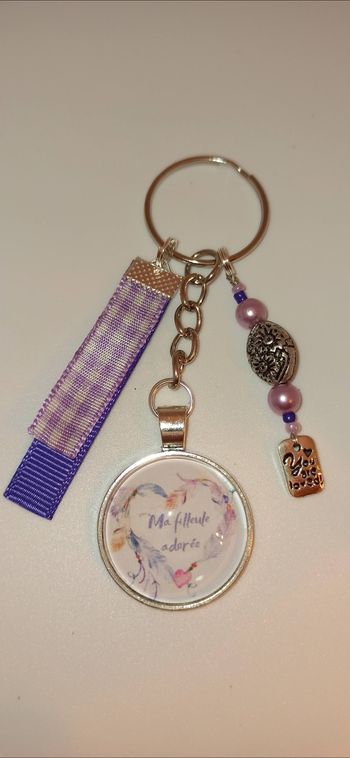 Porte clé filleule "filleule adorée"