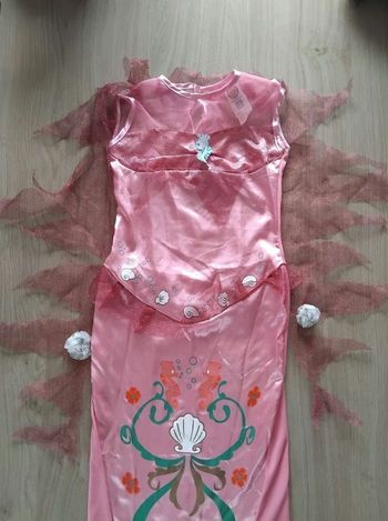 Déguisement Robe Sirène Princesse 10 ans Fille Carnaval Complet 🩷