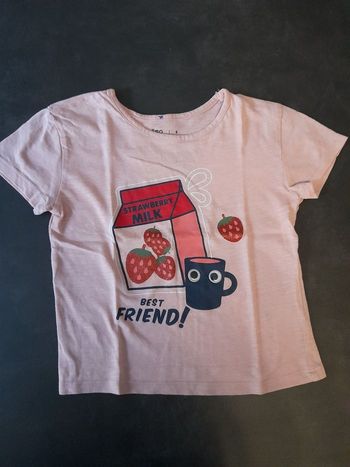 T-shirt manches courtes filles 6 ans