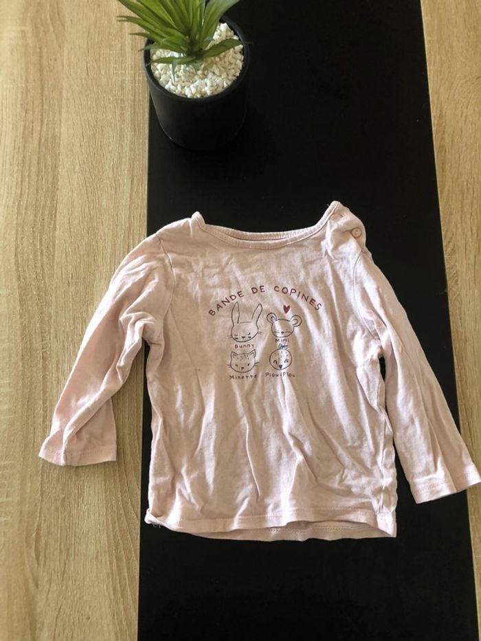 Tee-shirts fille 12 moisb