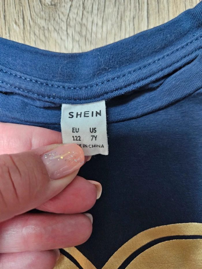 Tee-shirt ML Shein Love and Hope Taille 7 ans 💛 - photo numéro 3