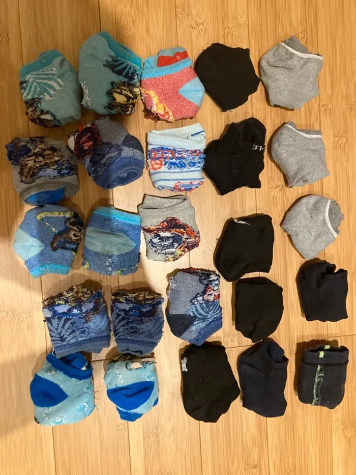 P31/34 - 25 Paires de chaussettes modèle socquette - photo numéro 7