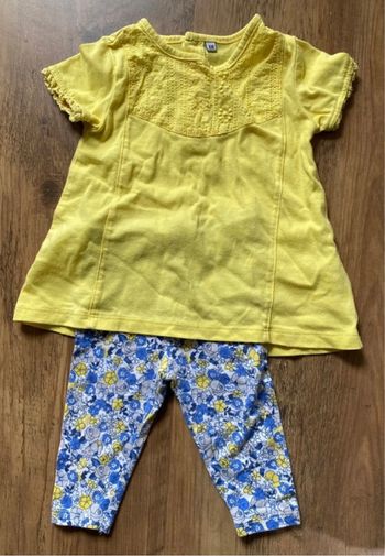 Ensemble jaune Fleurie