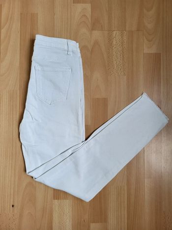 Jean slim blanc 32 XXS