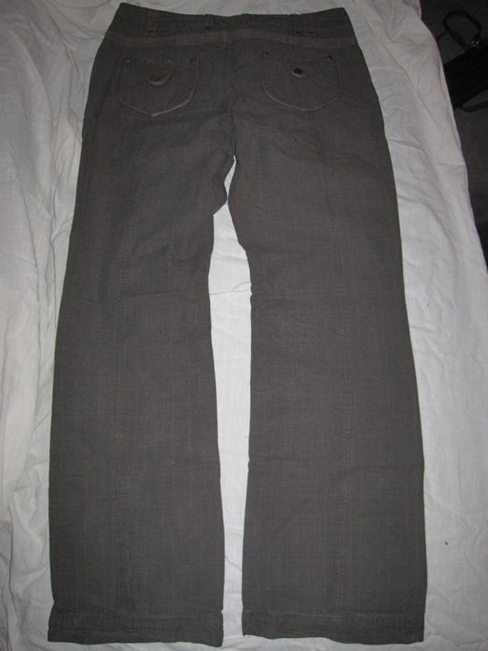 Pantalon Promod 42 Marron Femme - photo numéro 3