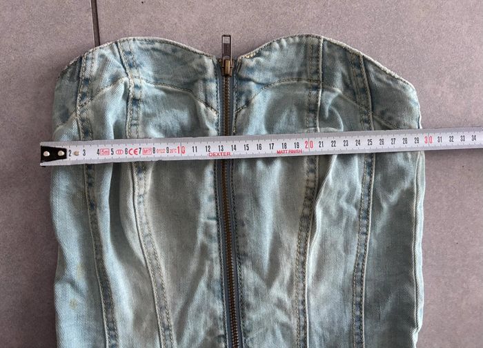 Robe bustier en jean marque LPB taille s / 36 - photo numéro 19