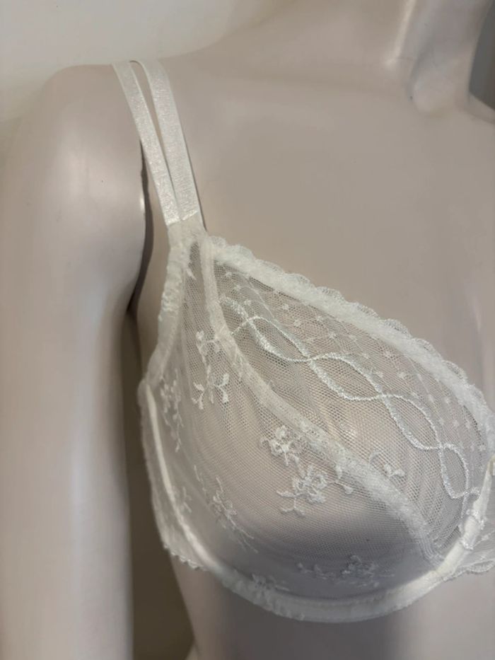 Magnifique soutien gorge neuf blanc Passionata taille 85E - photo numéro 4