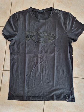 Tee shirt redskins noir taille L