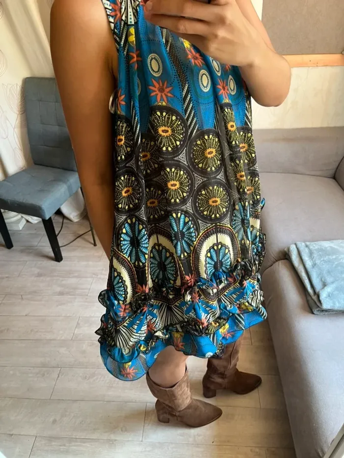 Robe tulipe Molly Bracken vintage bohème champêtre country western - photo numéro 4