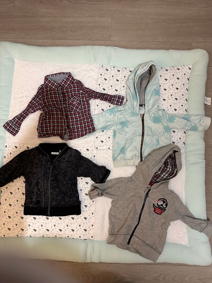 Lot 3 gilets et 1 chemise uniquement du IKKS 40e - photo numéro 2