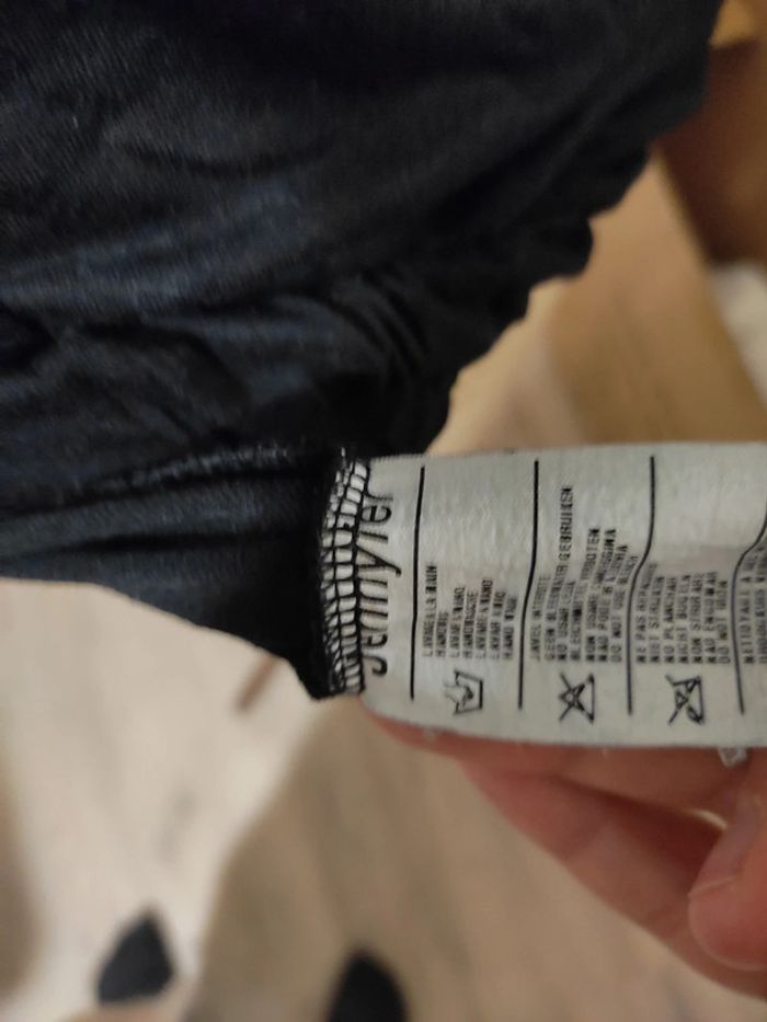 Débardeur noir paillettes - photo numéro 2