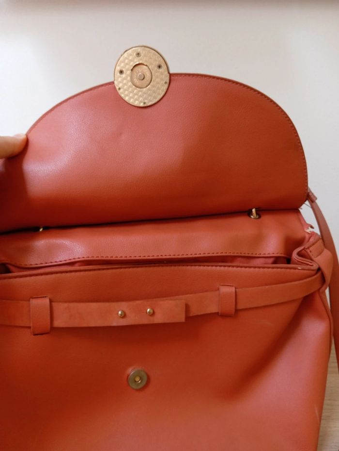 Sac à main corail Merry Scoot avec bandoulière - photo numéro 11