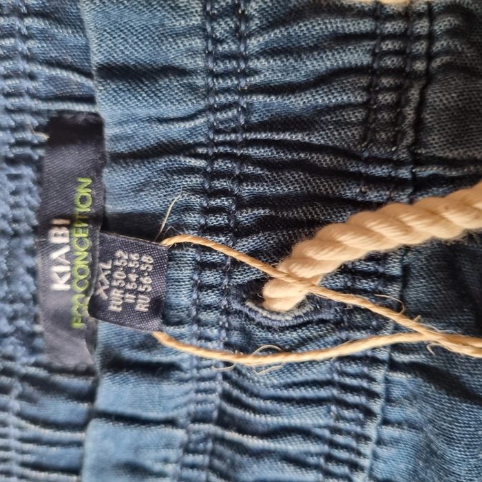 Pantalon toile bleu jean 2xl neuf - photo numéro 4