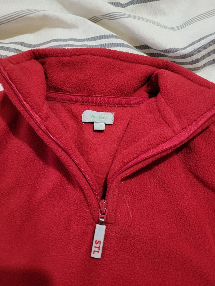 Polaire rouge Tex Kids - photo numéro 3
