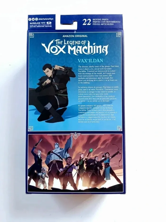Figurine McFarlane Toys The Legend Of VOX Machina Vax'ildan - photo numéro 2