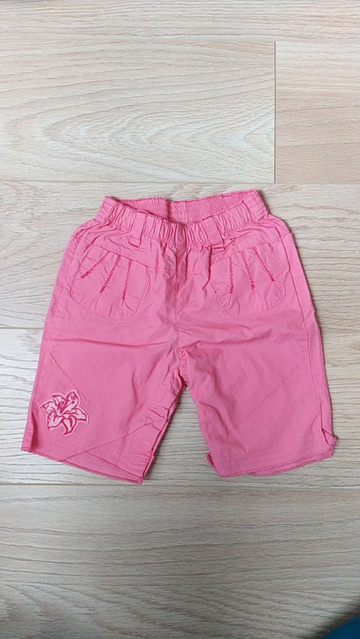 Pantalon rose été kiabi 6 mois fleur