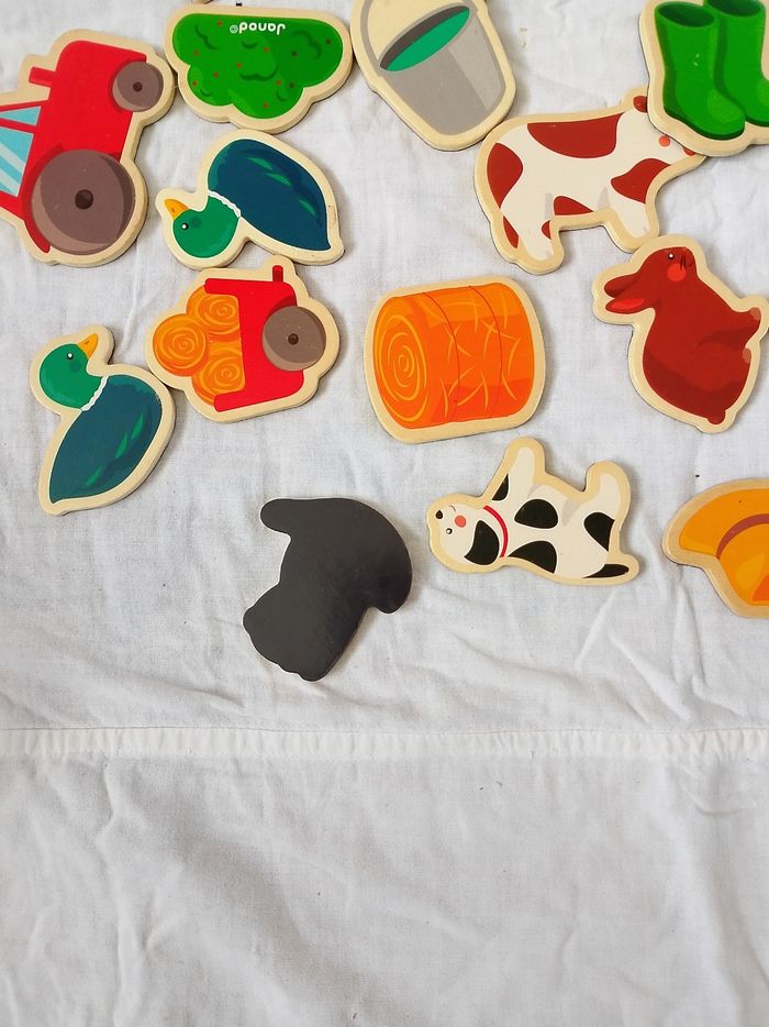24 magnets thème la ferme janod - photo numéro 4
