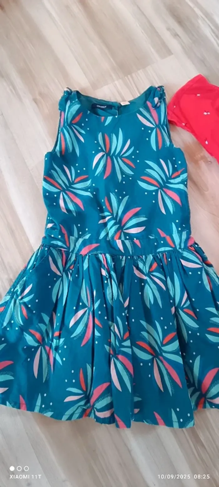 2 robes lot robe manche courte okaidi 6 ans paris - photo numéro 7