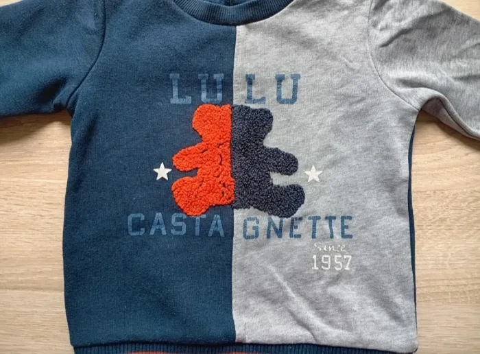 Sweat lulu castagnettes taille 24 mois - photo numéro 2