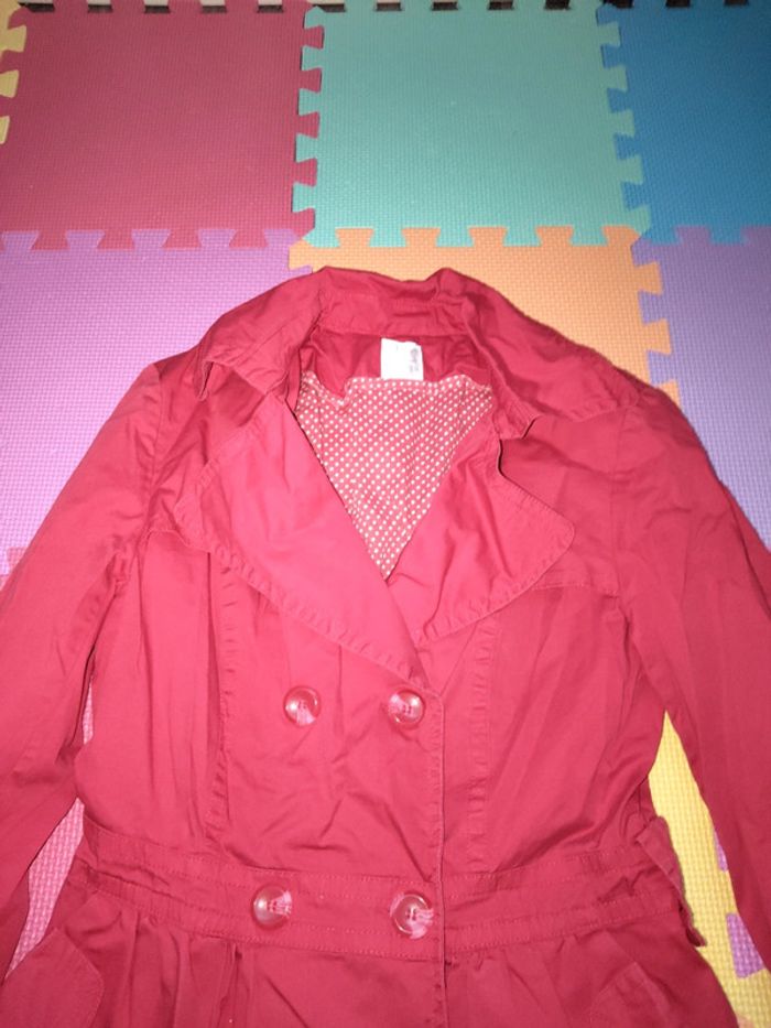 Trench rouge taille 36 - photo numéro 5