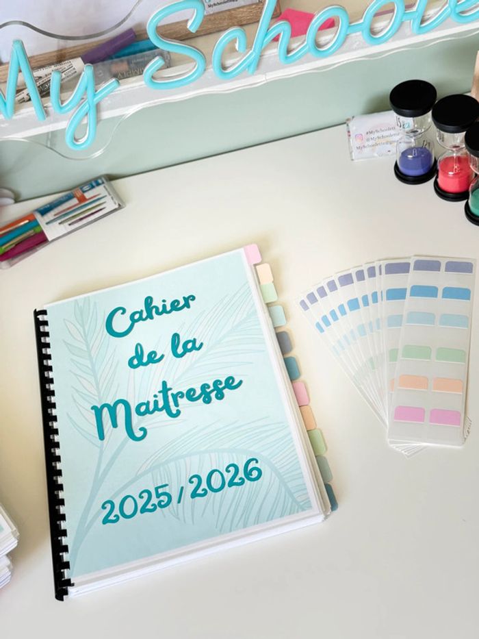 Cahier Enseignant(e) rentrée 2025 /2026 Format PDF - photo numéro 4