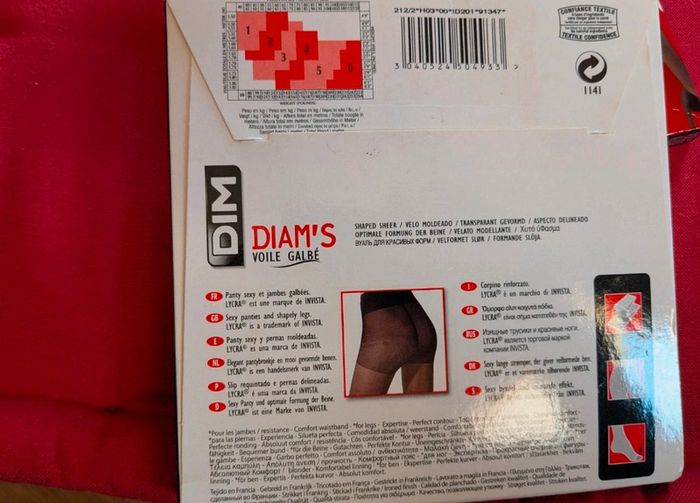 Lot de 2 paires de collants DIM taille 4 - photo numéro 3