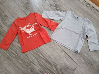 Lot 2 tee shirt  6 mois