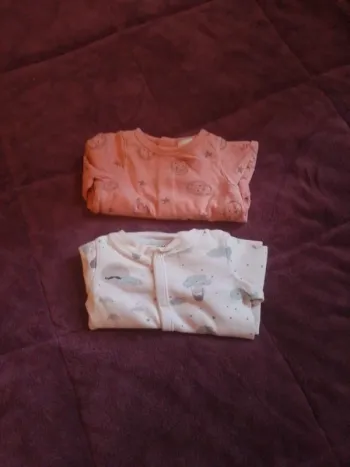 Pyjama grenouillère bébé fille 1 mois