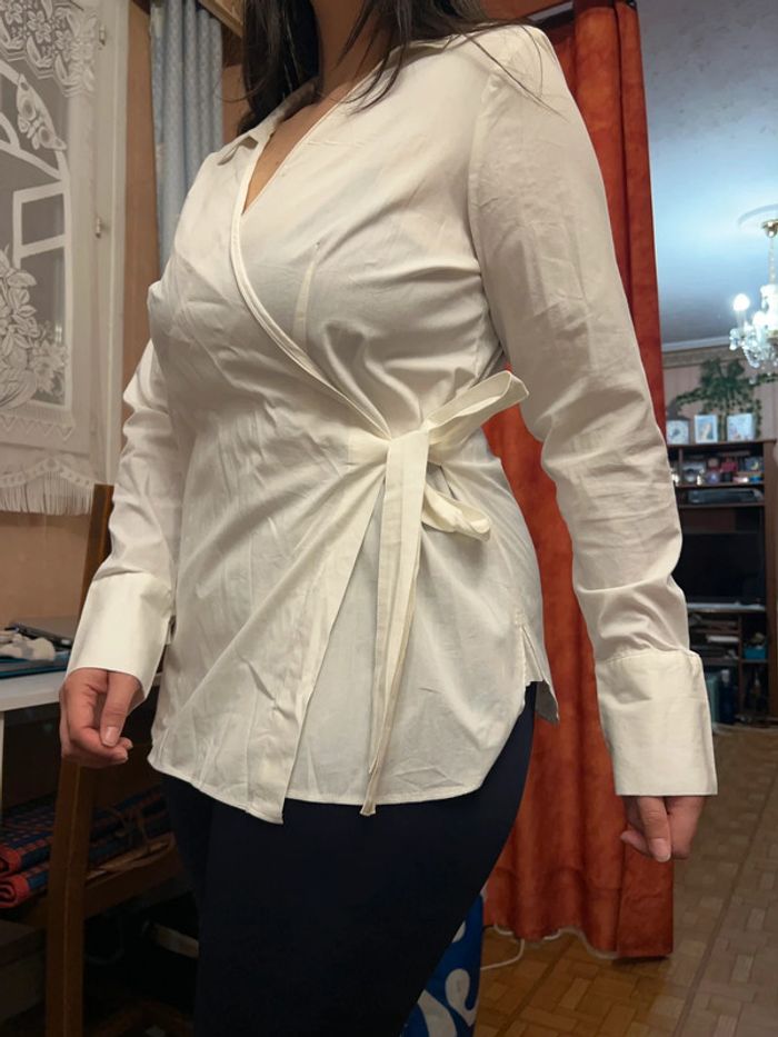 Chemise blanche portefeuille