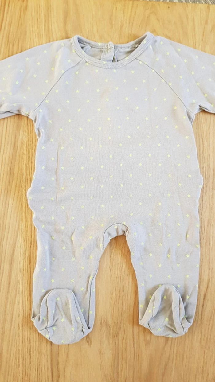 Lot 4 pyjamas grenouillères bébé 3 mois - photo numéro 6