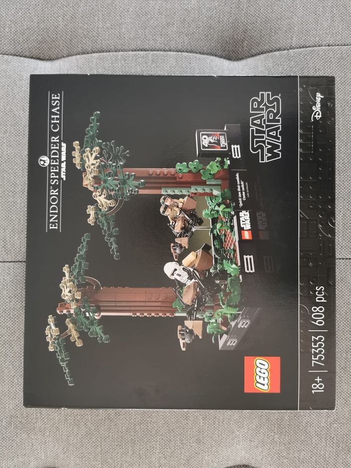 LEGO 75353 Diorama de la course-poursuite en speeder sur Endor – Neuf, Scellé - photo numéro 2