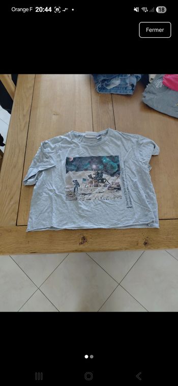 Tee shirt court nasa