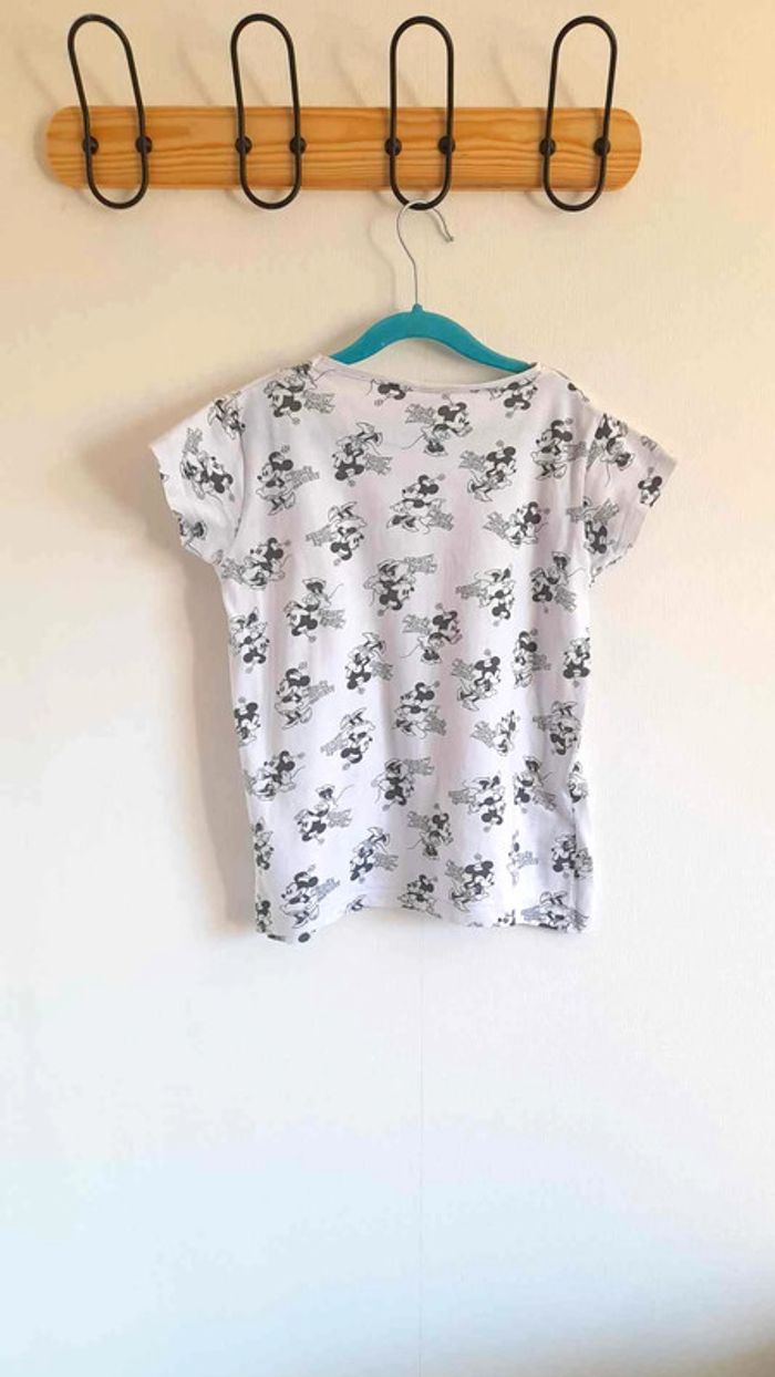 Tee-shirt blanc manches courtes Minnie 10 ans - photo numéro 2